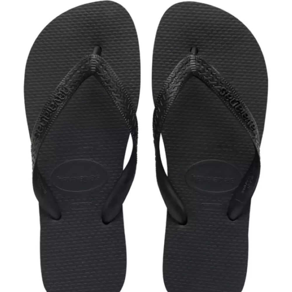Havaianas Black Classic Thong Flip Flops available in multiple sizes